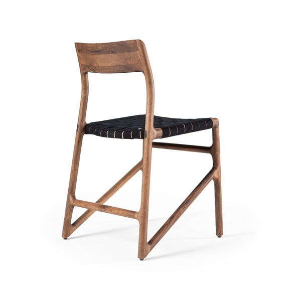 Czarno-brązowe krzesło Fawn – Gazzda-image-4