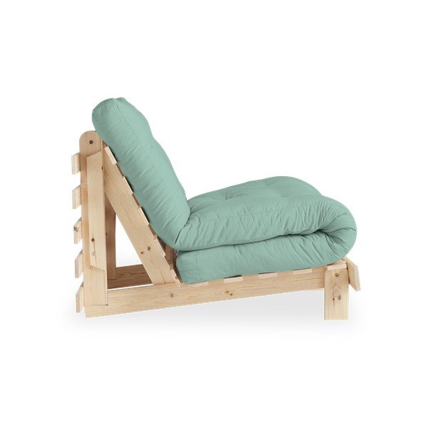 Fotel rozkładany Karup Design Roots Raw/Mint-image-3