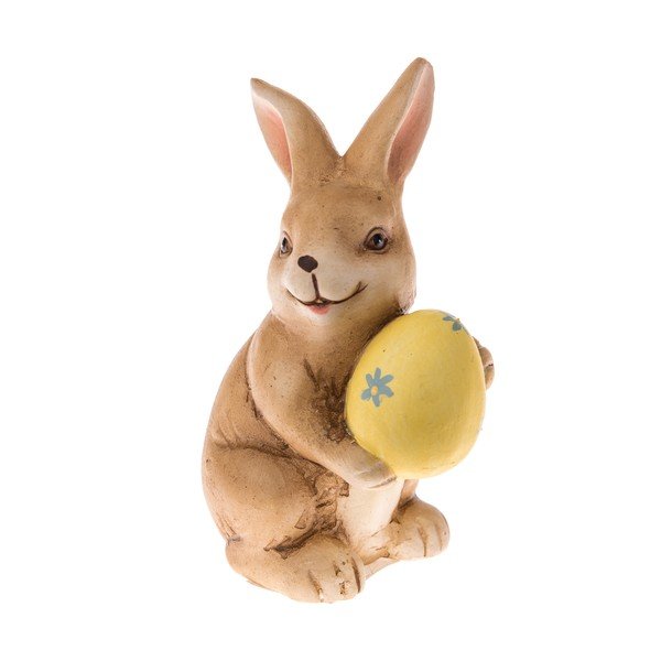 Dekoracja wielkanocna Dakls Easter Bunny, wys. 12 cm