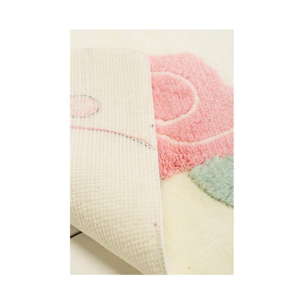 Komplet 3 dywaników łazienkowych Rose Dot Ecru-image-1