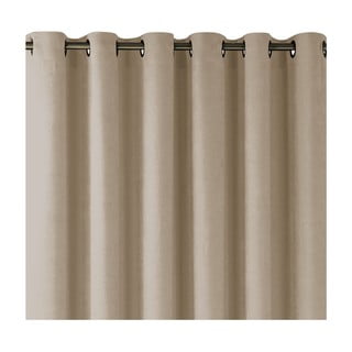 Beżowa zasłona 140x270 cm Milana – Homede