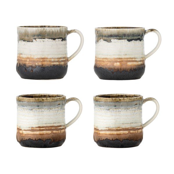 Kamionkowe kubki zestaw 4 szt. 380 ml Deana – Bloomingville