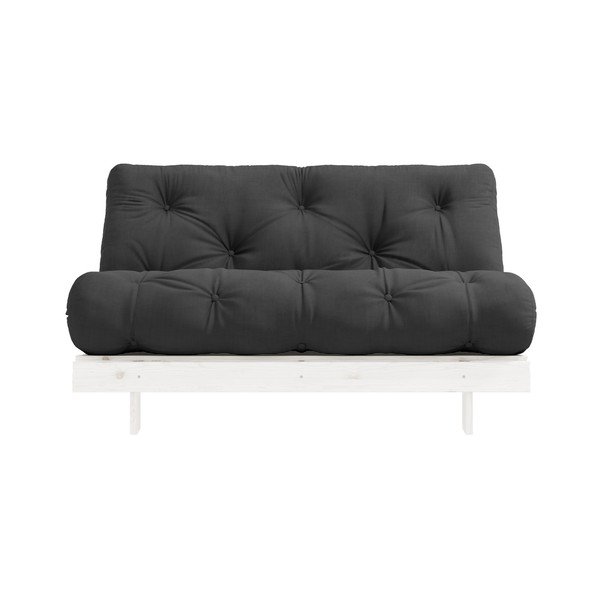 Sofa rozkładana Karup Design Roots White/Dark Grey-image-3