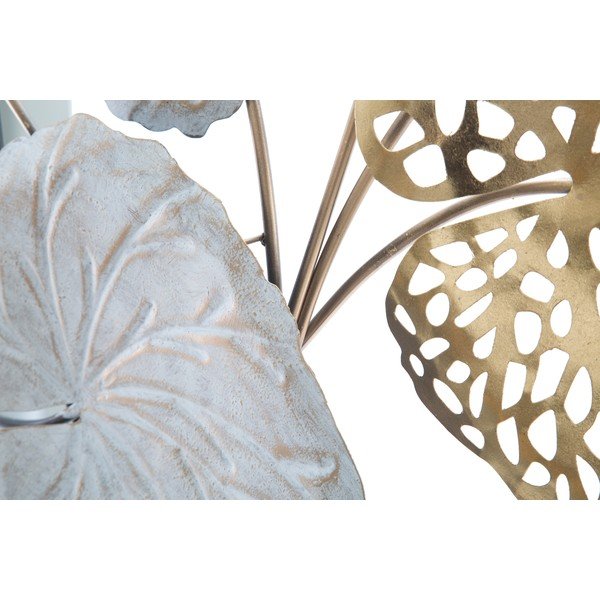 Metalowa dekoracja wisząca z wzorem liści Mauro Ferretti Ory -B-, 100x80 cm-image-4