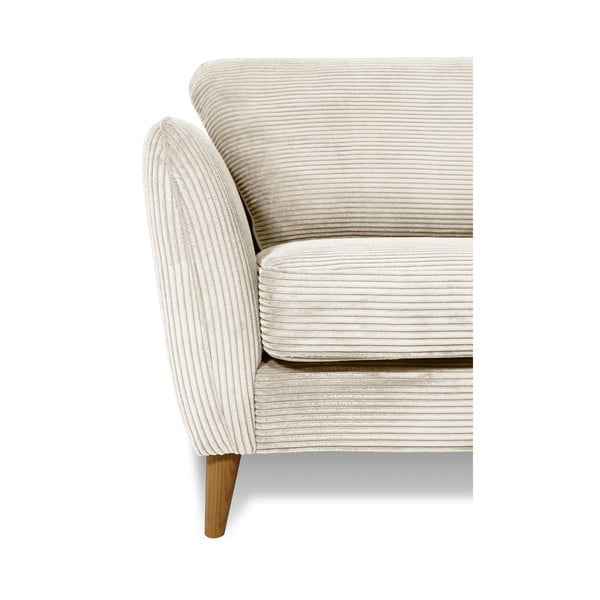 Biała sztruksowa sofa 170 cm Paris – Scandic-image-4