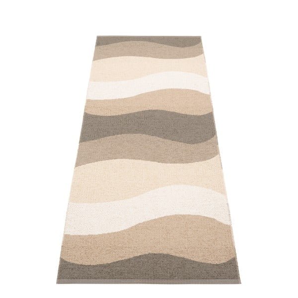 Brązowo-beżowy chodnik odpowiedni na zewnątrz 70x200 cm Urvi Earth – Pappelina