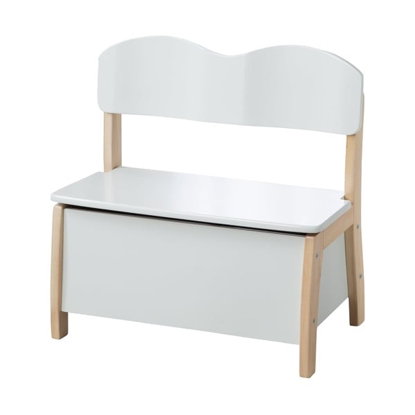 Biała ławka dziecięca – Roba