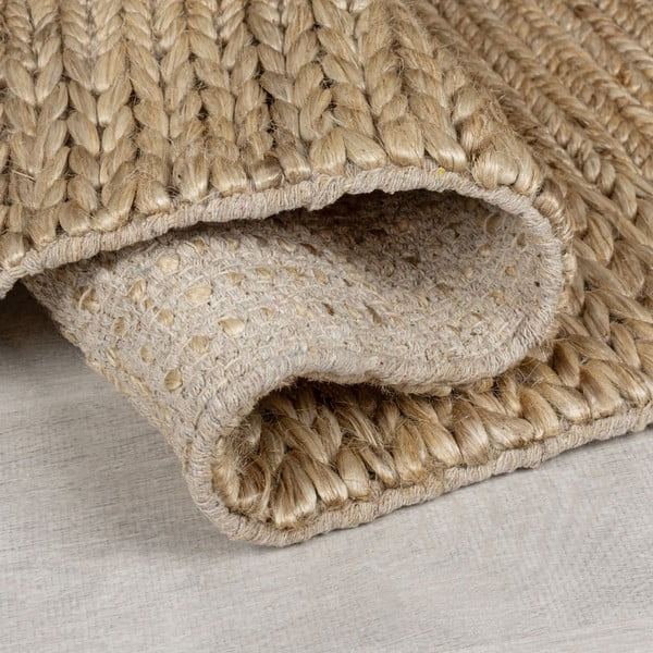 Naturalny dywan z kenafu tkany ręcznie 120x170 cm Drew Border – Flair Rugs-image-2