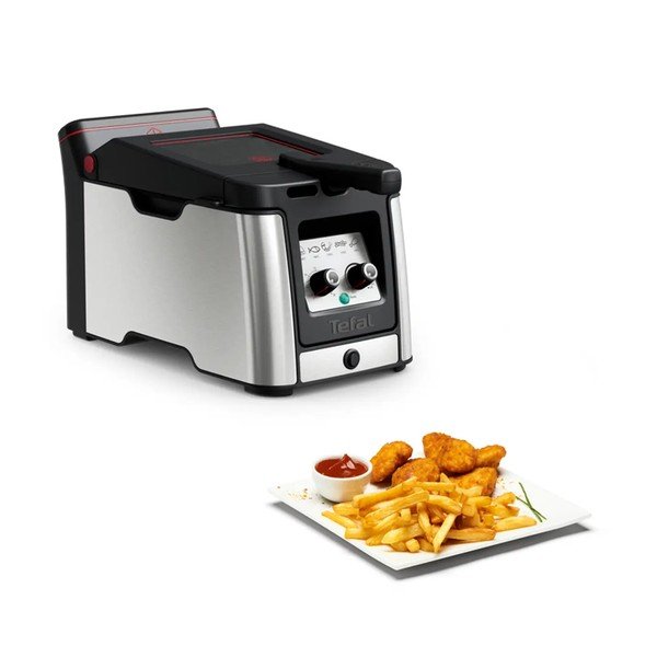 Frytkownica w czarno-srebrnym kolorze Clear Duo FR600D10 – Tefal-image-2
