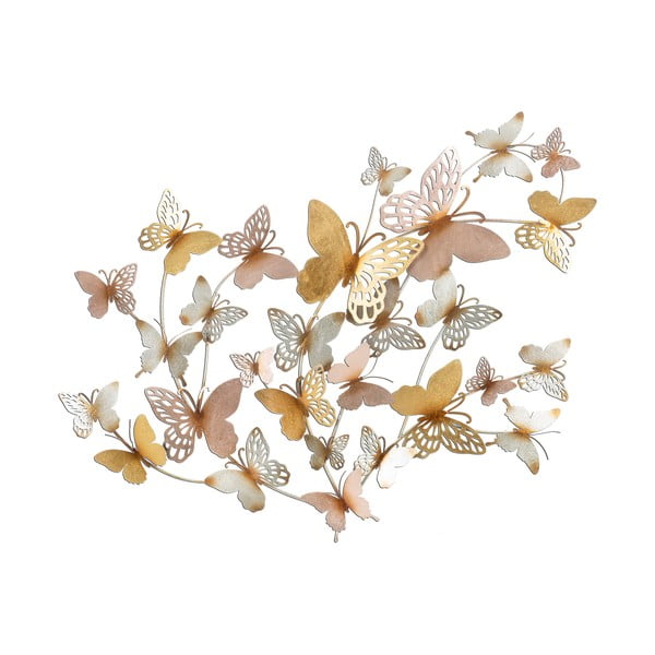 Metalowa dekoracja ścienna 132x95,5 cm Butterflies – Mauro Ferretti