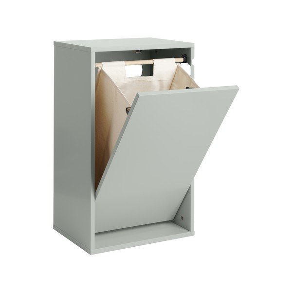 Szaroniebieski ścienny kosz na pranie Laundry Box – ReCollector