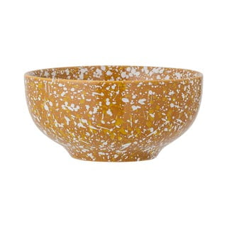 Pomarańczowo-biała kamionkowa miska Bloomingville Carmel, ø 15,5 cm