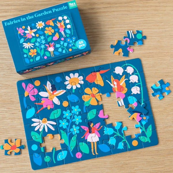 Puzzle (liczba elementów 48) Fairies in the Garden – Rex London-image-1