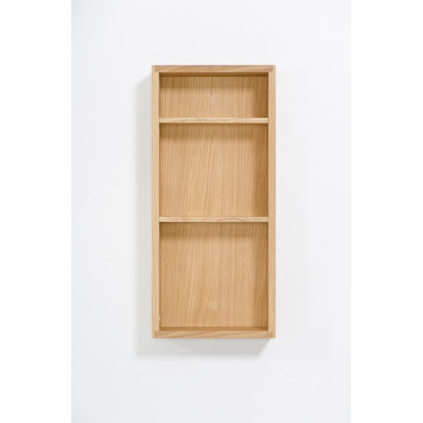 Półka łazienkowa z drewna dębowego Wireworks Slimline-image-3