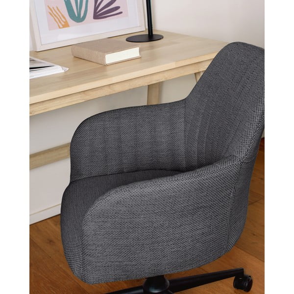 Ciemnoszare krzesło biurowe Kave Home Madina-image-2