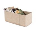 Beżowy tekstylny pojemnik 28x12x12 cm Sandy – Compactor
