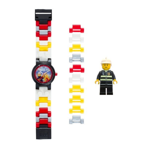 Zegarek z figurką LEGO® City Fireman