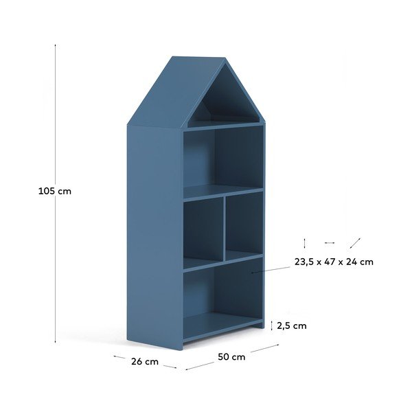 Niebieski regał dziecięcy Kave Home Celeste, 50x105 cm-image-4