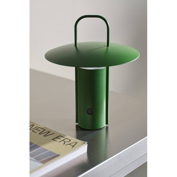 Zielona metalowa lampa stołowa LED ze ściemniaczem (wysokość 24 cm) Venna – Jotex-image-2