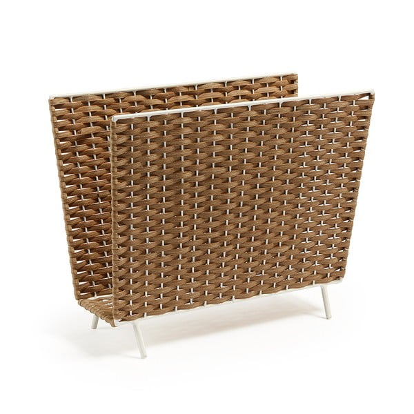 Gazetnik ze sztucznego rattanu Shibori – Kave Home