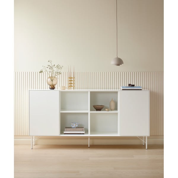 Biała niska komoda 180x88 cm Edge by Hammel – Hammel Furniture-image-1