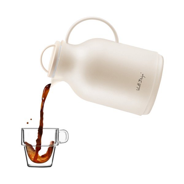 Beżowy termos Vialli Design, 1 l-image-3