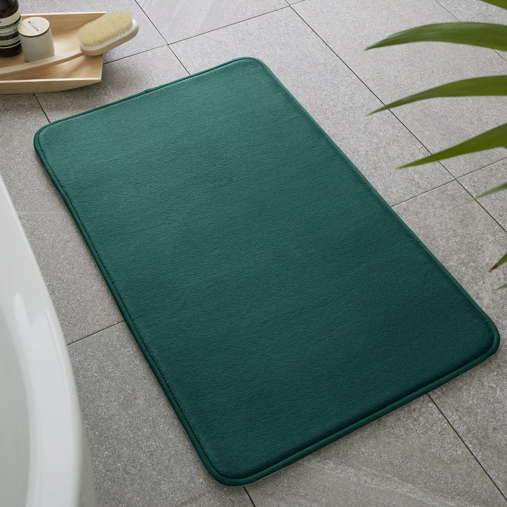 Zielone dywaniki łazienkowe do WC z pianki pamięciowej zestaw 2 szt. 50x80 cm Anti-Bacterial – Catherine Lansfield (zdjęcie 7)