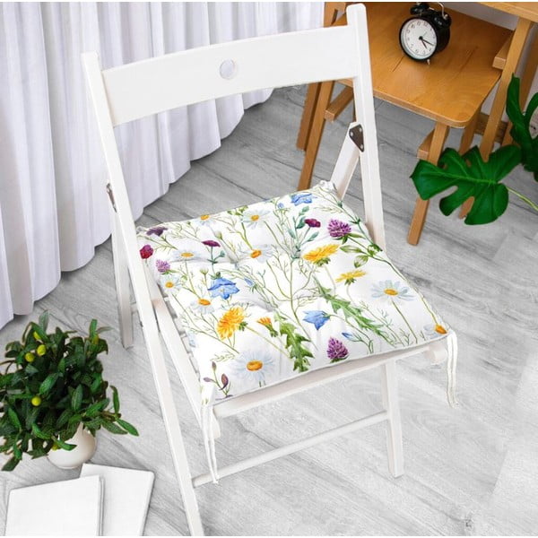 Tekstylna poduszka na krzesło 40x40 cm – Mila Home-image-1