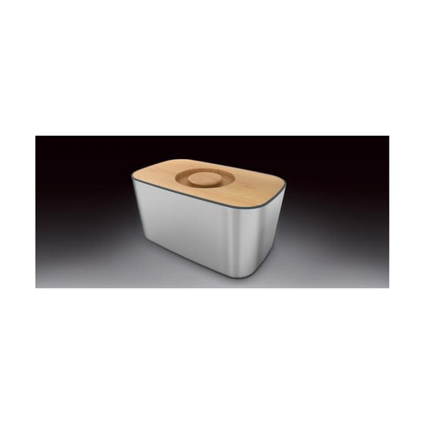 Pojemnik na chleb ze stali nierdzewnej z deską do krojenia Joseph Joseph Bread Bin-image-4