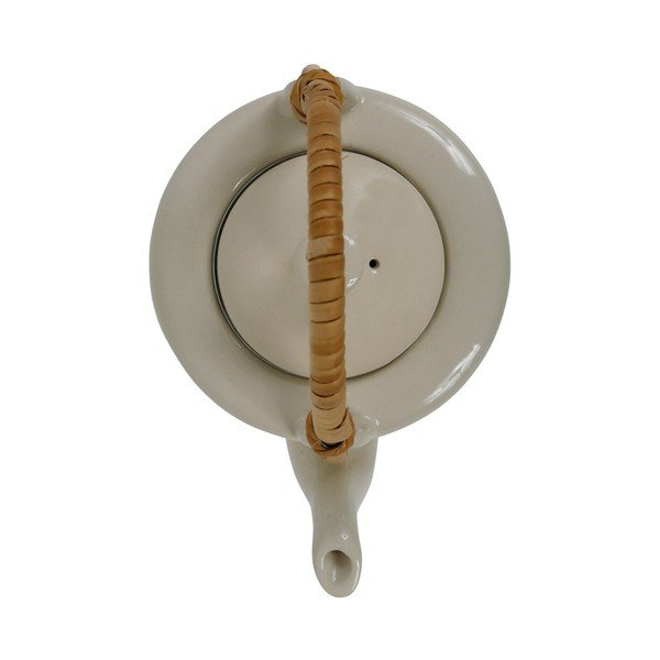 Zielono-kremowy kamionkowy dzbanek do herbaty 750 ml Colorada – Sema-image-3
