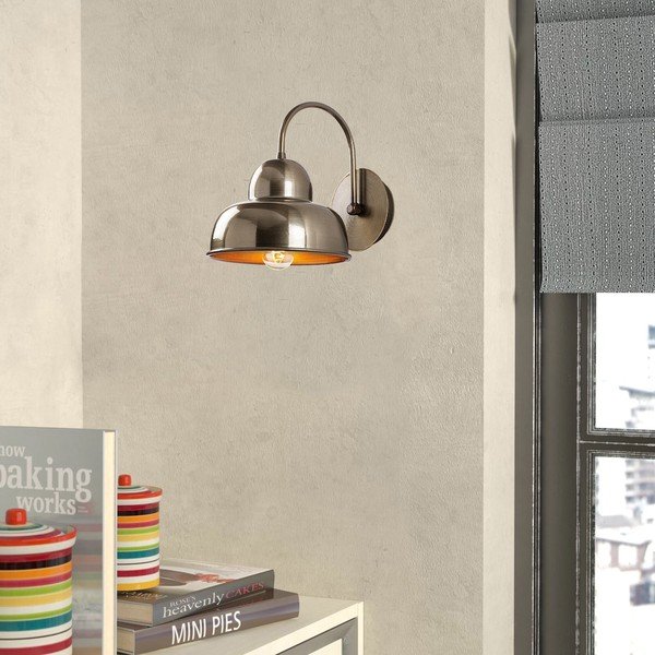 Kinkiet w kolorze mosiądzu ø 20 cm Multan – Opviq lights-image-1