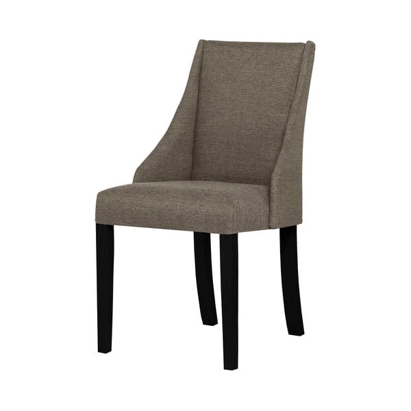 Jasnobrązowe krzesło z czarnymi nogami Ted Lapidus Maison Absolu