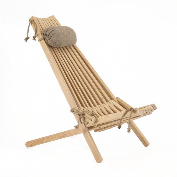 Leżak ekologiczny z modrzewiu EcoFurn EcoChair-image-2