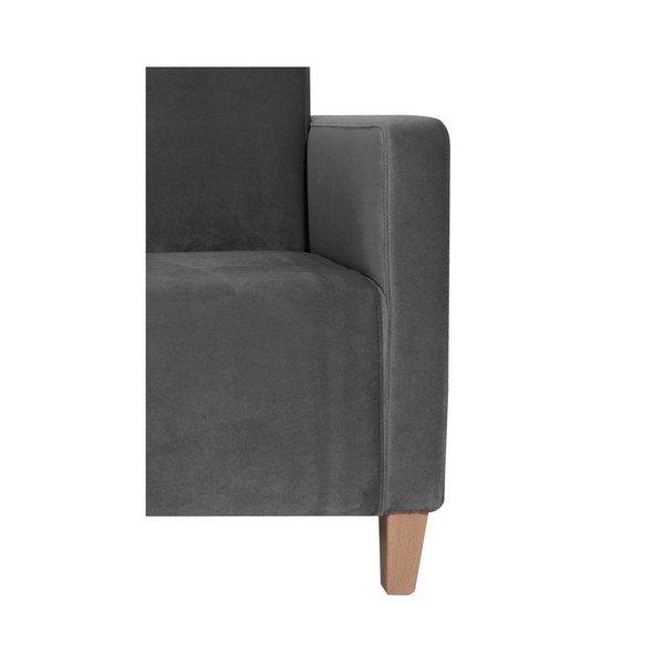 Antracytowy fotel Max Winzer Milla Velvet-image-4