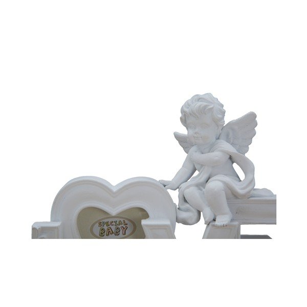 Biała ramka na zdjęcie o wymiarach 5x5 cm Mauro Ferretti Baby Love-image-1