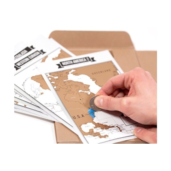 Zestaw podróżnika notes i mapa/zdrapka Luckies of London Original Edition-image-1