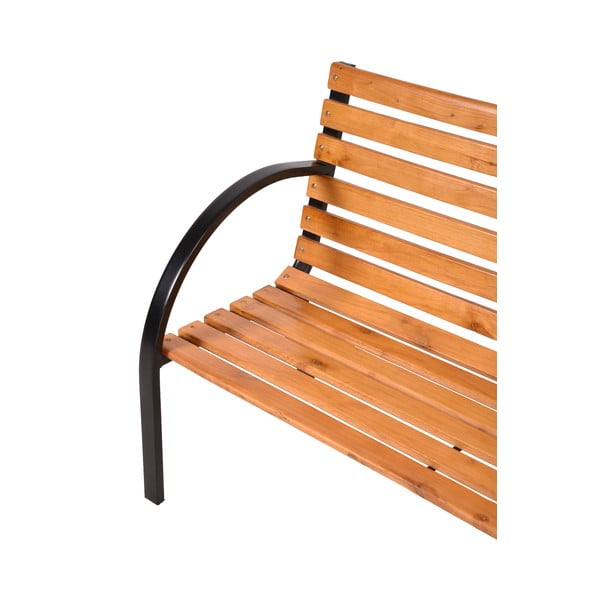 Drewniana ławka ogrodowa ze stalową konstrukcją Garden Pleasure Bellevue-image-1