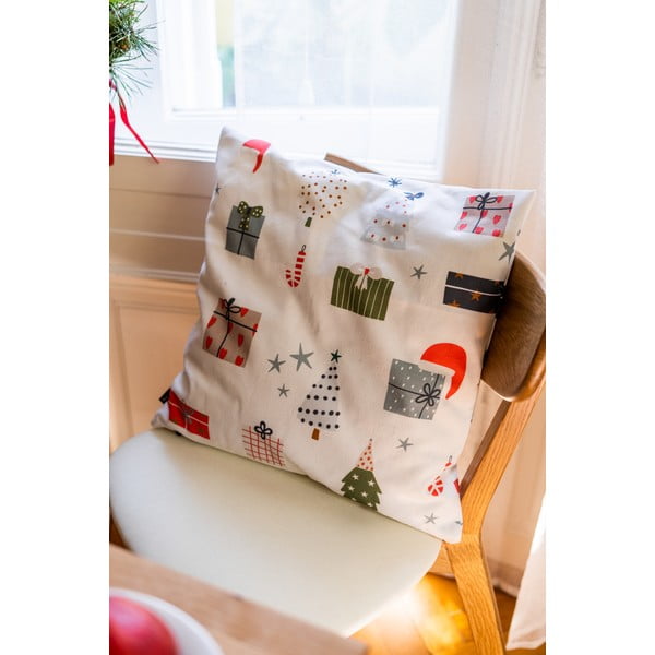 Poszewki na poduszki ze świątecznym motywem zestaw 4 szt. 45x45 cm Santa – Butter Kings-image-3