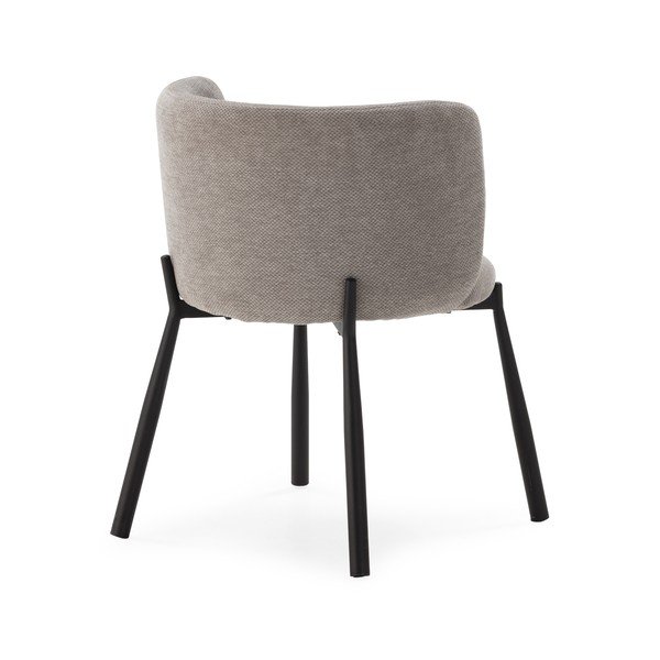 Szare tapicerowane fotele jadalniane zestaw 2 szt. Ginny – MOME-image-1