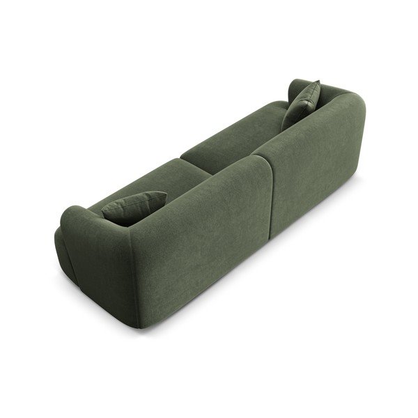 Zielona aksamitna sofa 255 cm Campi – Cosmopolitan Design-image-4