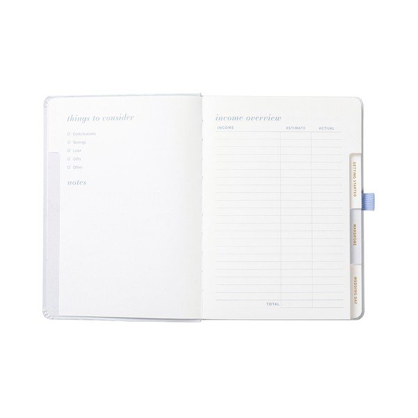 Planer budżetu ślubnego w kolorze srebra Busy B-image-2