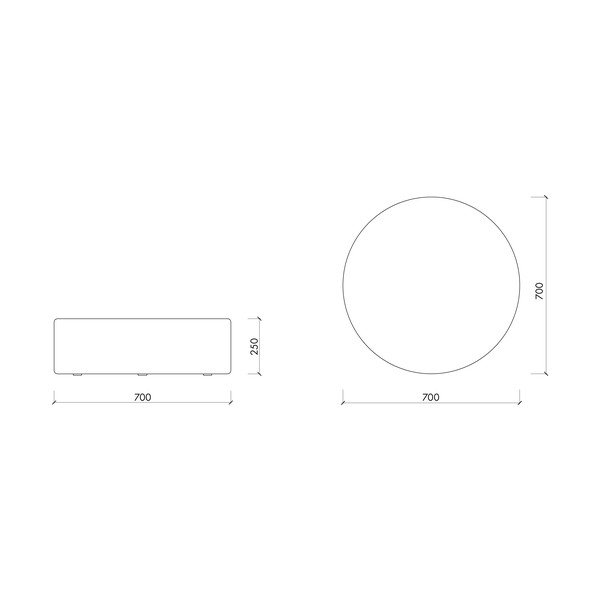 Szary wełniany puf Folk – noo.ma-image-4