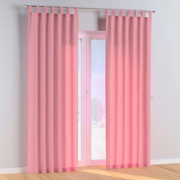 Różowa zasłona 260x130 cm Happiness – Yellow Tipi-image-3