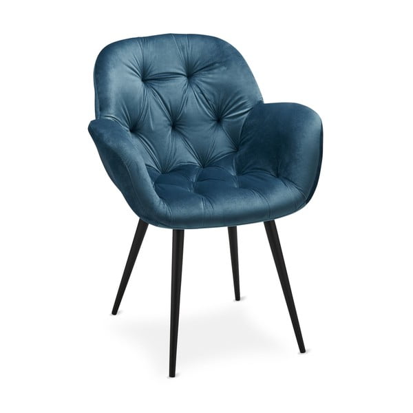 Jasnoniebieskie aksamitne krzesła zestaw 2 szt. Salina – Furnhouse