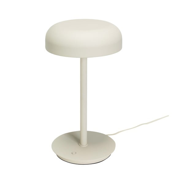 Kremowa lampa stołowa LED ze ściemniaczem (wysokość 37 cm) Velo – Hübsch-image-4