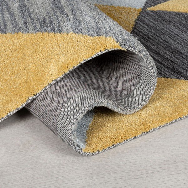 Szaro-żółty dywan Flair Rugs Icon, 120x170 cm-image-1