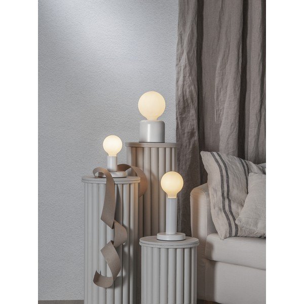 Biała podstawa lampy 10 cm Glans – Star Trading-image-3