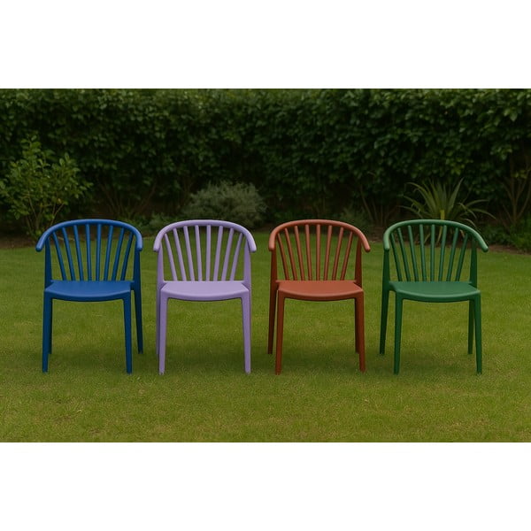 Zielone krzesło ogrodowe Bonami Essentials Capri-image-1