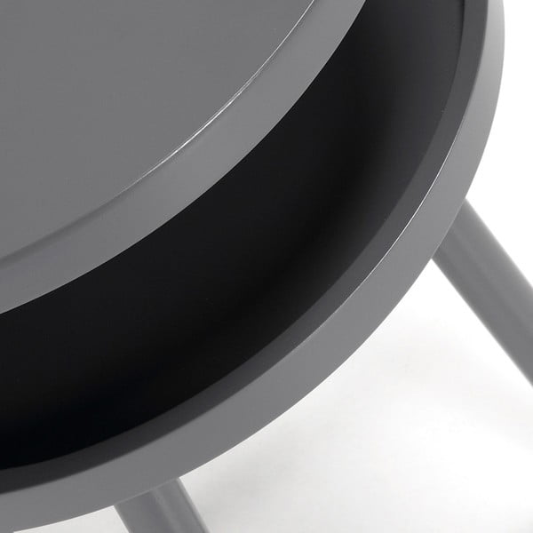 Szary stolik z półką Kave Home Bruk-image-2