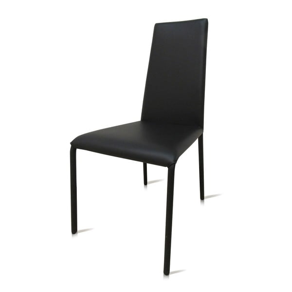 Czarne krzesło Christal